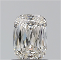 Natural Diamond 0.90 Carats, Cushion with  Cut, J Color, VVS2 Clarity and Certified by GIA