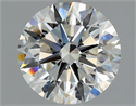 Natural Diamond 2.02 Carats, Round with Very Good Cut, I Color, VVS2 Clarity and Certified by GIA