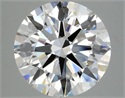 Del inventario de diamantes de laboratorio, 3.73 quilates, Redondo , Color G, claridad VS1 y certificado IGI