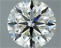 Natural Diamond 1.00 Carats, Round with Very Good Cut, I Color, VVS2 Clarity and Certified by IGI