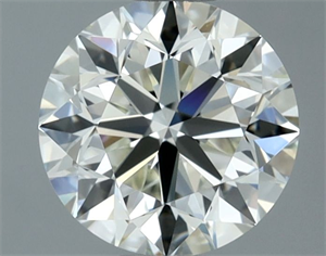 Picture of Natural Diamond 1.00 Carats, Round with Very Good Cut, I Color, VVS2 Clarity and Certified by IGI