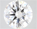 Lab Grown Diamond 5.03 Carats, Round with Ideal Cut, E Color, VVS2 Clarity and Certified by IGI