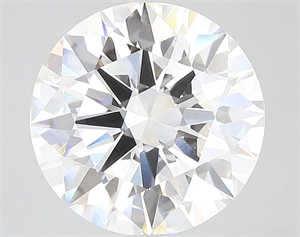 Picture of Lab Grown Diamond 5.03 Carats, Round with Ideal Cut, E Color, VVS2 Clarity and Certified by IGI