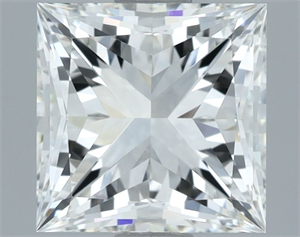Foto Diamante Natural 2.02 quilates, Princesa , Color H, claridad VVS1 y certificado GIA de