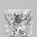 Natural Diamond 1.01 Carats, Princess with  Cut, H Color, VS2 Clarity and Certified by GIA