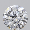 Lab Grown Diamond 0.82 Carats, Round with Ideal Cut, E Color, VVS2 Clarity and Certified by IGI