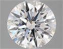 Del inventario de diamantes de laboratorio, 1.04 quilates, Redondo , Color D, claridad VVS2 y certificado IGI
