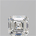 Natural Diamond 2.20 Carats, Asscher with  Cut, H Color, VVS1 Clarity and Certified by GIA