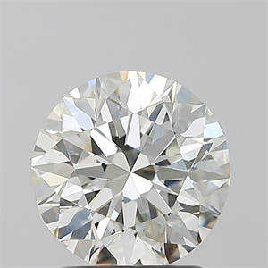 Foto Diamante Natural 1.70 quilates, Redondo , Color J, claridad VVS1 y certificado GIA de