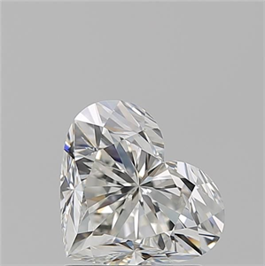 Picture of Natural Diamond 1.51 Carats, Heart with  Cut, H Color, VVS1 Clarity and Certified by GIA