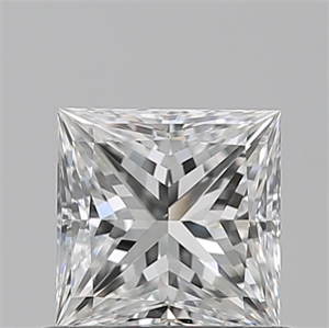 Picture of Natural Diamond 0.70 Carats, Princess with  Cut, G Color, VS2 Clarity and Certified by GIA