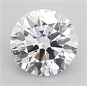 Lab Grown Diamond 2.06 Carats, Round with Ideal Cut, D Color, IF Clarity and Certified by IGI