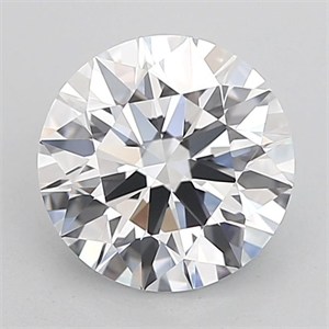 Picture of Lab Grown Diamond 2.06 Carats, Round with Ideal Cut, D Color, IF Clarity and Certified by IGI