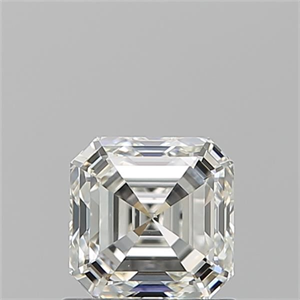 Foto Diamante Natural 1.01 quilates, Asscher , Color I, claridad VS2 y certificado GIA de