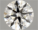 Diamante Natural 1.50 quilates, Redondo , Color J, claridad VVS2 y certificado GIA