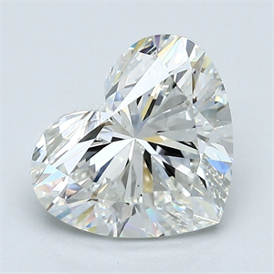 Picture of Natural Diamond 3.01 Carats, Heart with  Cut, I Color, SI1 Clarity and Certified by GIA
