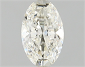 Natural Diamond 1.00 Carats, Oval with  Cut, K Color, SI2 Clarity and Certified by GIA