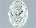Natural Diamond 0.91 Carats, Oval with  Cut, I Color, IF Clarity and Certified by IGI