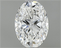 Diamante Natural 0.50 quilates, Ovalado , Color E, claridad VVS2 y certificado GIA