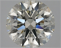 Natural Diamond 1.70 Carats, Round with Excellent Cut, J Color, IF Clarity and Certified by HRD
