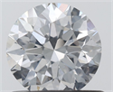 Natural Diamond 0.70 Carats, Round with Excellent Cut, F Color, SI2 Clarity and Certified by IGI