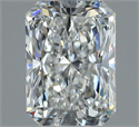 Natural Diamond 1.50 Carats, Radiant with  Cut, F Color, SI1 Clarity and Certified by GIA