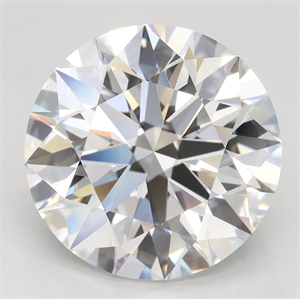 Picture of Lab Grown Diamond 4.72 Carats, Round with Excellent Cut, D Color, IF Clarity and Certified by GIA