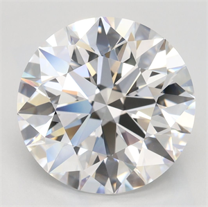 Picture of Lab Grown Diamond 4.72 Carats, Round with Excellent Cut, D Color, IF Clarity and Certified by GIA