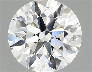 Picture of Lab Grown Diamond 1.03 Carats, Round with Excellent Cut, E Color, VVS2 Clarity and Certified by IGI