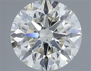 Foto Diamante Natural 2.21 quilates, Redondo , Color I, claridad SI1 y certificado IGI de