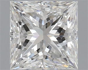 Picture of Natural Diamond 1.00 Carats, Princess with  Cut, G Color, VS2 Clarity and Certified by GIA