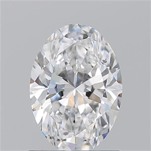 Picture of Natural Diamond 1.22 Carats, Oval with  Cut, D Color, SI2 Clarity and Certified by GIA