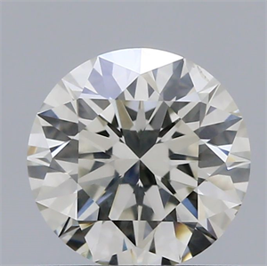 Picture of Natural Diamond 0.76 Carats, Round with Excellent Cut, K Color, SI2 Clarity and Certified by GIA