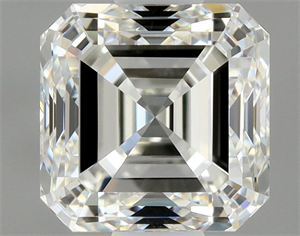 Picture of Natural Diamond 0.71 Carats, Asscher with  Cut, I Color, VS1 Clarity and Certified by GIA