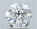Diamante Natural 1.00 quilates, Redondo , Color E, claridad IF y certificado GIA