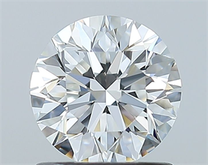 Foto Diamante Natural 1.00 quilates, Redondo , Color E, claridad IF y certificado GIA de