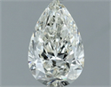Natural Diamond 0.61 Carats, Pear with  Cut, H Color, SI1 Clarity and Certified by IGI