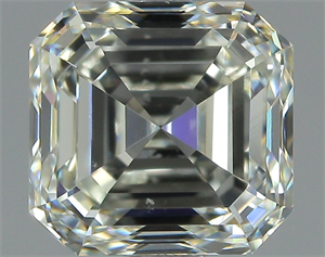 Foto Diamante Natural 1.20 quilates, Asscher , Color K, claridad VS2 y certificado GIA de