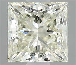 Picture of Natural Diamond 0.45 Carats, Princess with  Cut, N Color, VVS1 Clarity and Certified by GIA