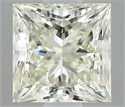 Natural Diamond 0.45 Carats, Princess with  Cut, N Color, VVS1 Clarity and Certified by GIA