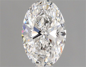 Picture of Natural Diamond 0.60 Carats, Oval with  Cut, E Color, VVS1 Clarity and Certified by GIA