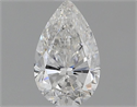 Natural Diamond 0.80 Carats, Pear with  Cut, E Color, I1 Clarity and Certified by GIA