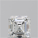 Diamante Natural 0.91 quilates, Asscher , Color G, claridad VVS2 y certificado GIA