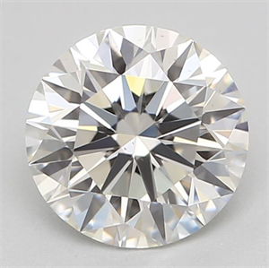 Picture of Natural Diamond 0.70 Carats, Round with Excellent Cut, H Color, VS2 Clarity and Certified by GIA