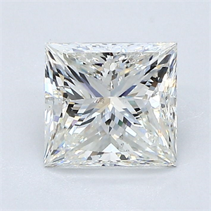 Picture of Natural Diamond 1.40 Carats, Princess with  Cut, J Color, VS2 Clarity and Certified by GIA