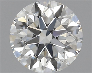 Foto Diamante Natural 0.80 quilates, Redondo , Color I, claridad IF y certificado GIA de