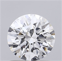 Lab Grown Diamond 1.06 Carats, Round with Ideal Cut, E Color, VVS2 Clarity and Certified by IGI