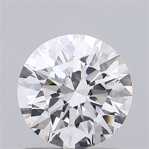 Picture of Lab Grown Diamond 1.06 Carats, Round with Ideal Cut, E Color, VVS2 Clarity and Certified by IGI
