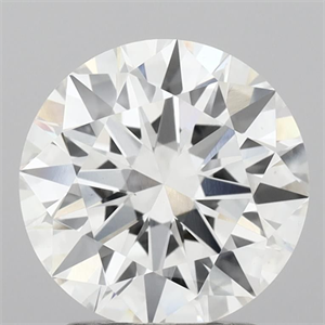 Picture of Lab Grown Diamond 2.20 Carats, Round with Excellent Cut, E Color, VVS2 Clarity and Certified by IGI