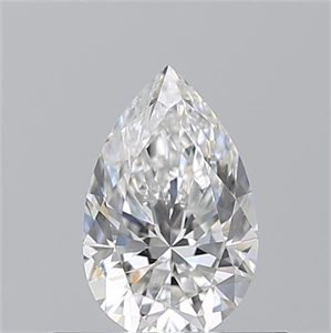Picture of Natural Diamond 0.50 Carats, Pear with  Cut, G Color, VS1 Clarity and Certified by GIA